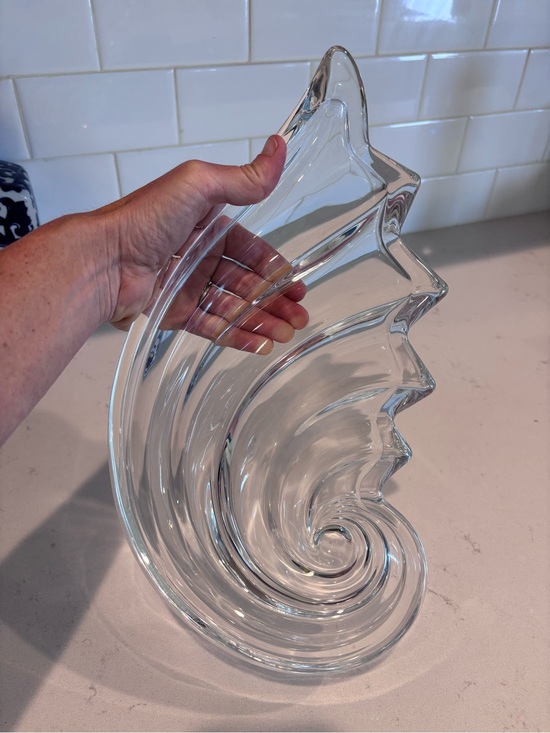 Mikasa Other - Vintage Mikasa Crystal Shell Dish